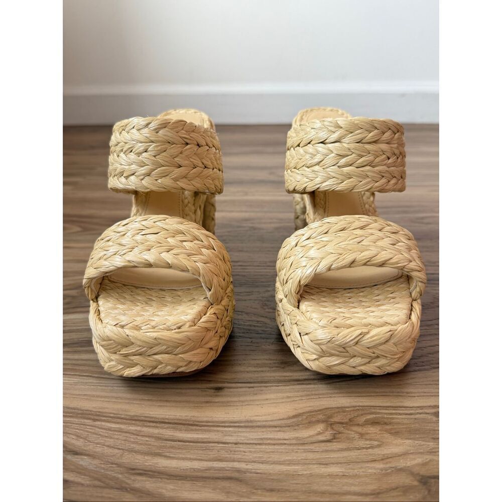 Bottega Veneta Trinity Weave Mule Rafiansandals Size 39 /Us 9 $1550 View 4